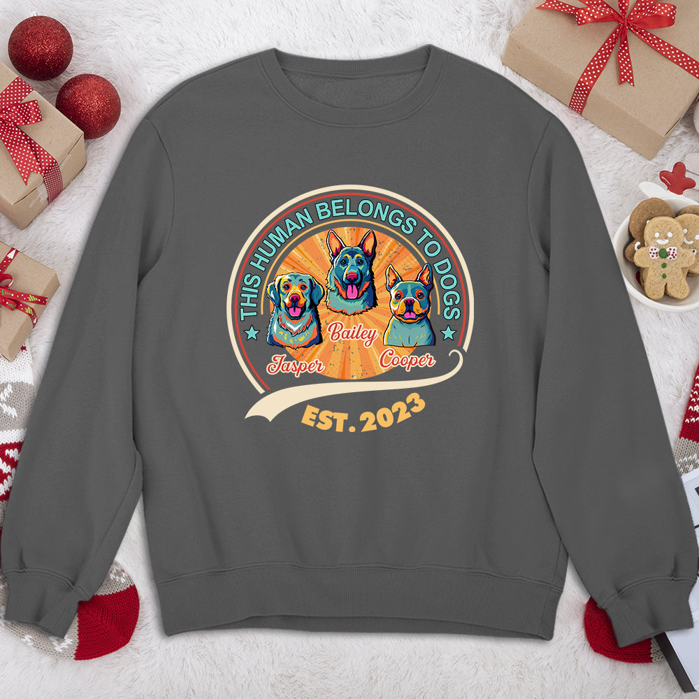 Human Belongs Popart - Personalized Custom Sweatshirt