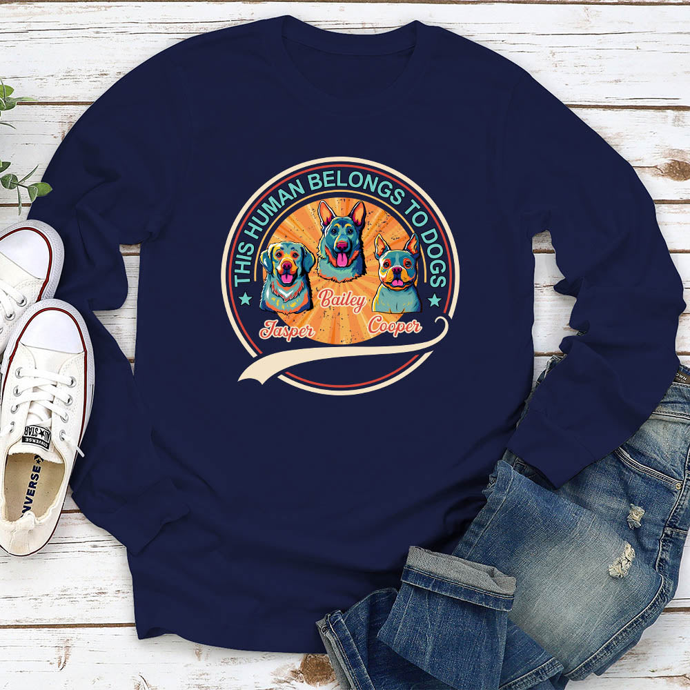 Human Belongs Popart - Personalized Custom Long Sleeve T-shirt