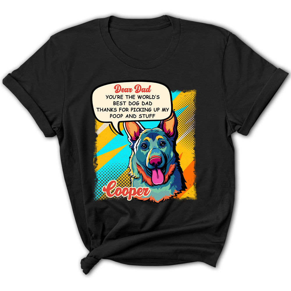 Pop Art The Best Mom - Personalized Custom Women's T-shirt