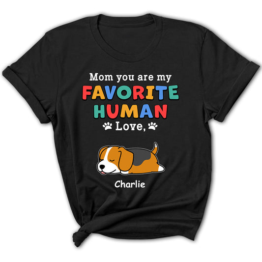 Favorite Dog Parents  - Personalized Custom Women's T-shirt