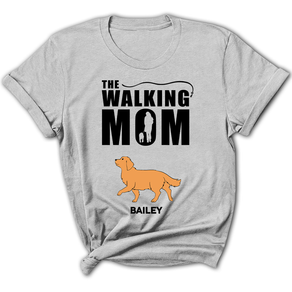 The Walking Dad 2 - Personalized Custom Women's T-shirt