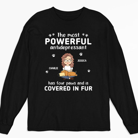 Powerful Antidepressant - Personalized Custom Long Sleeve T-shirt