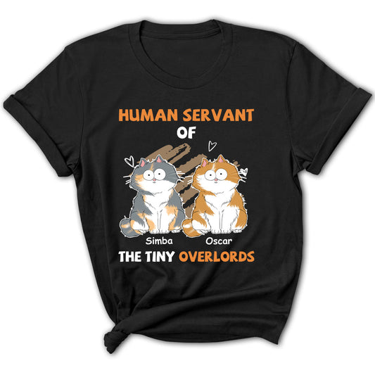 Human Servant Of Overlords - Personalized Custom Women's T-shirt