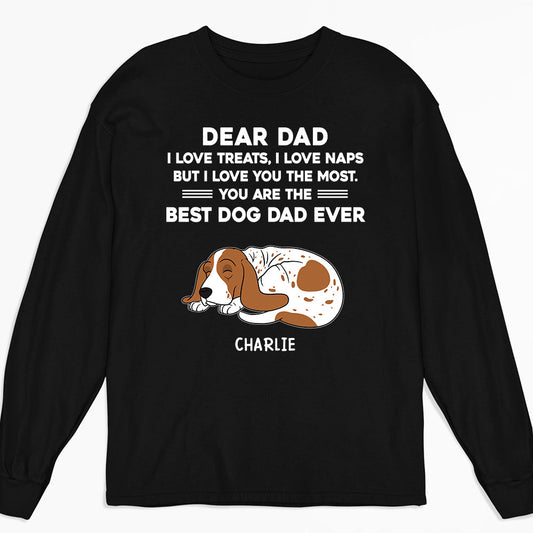 Great Job My Dad - Personalized Custom Long Sleeve T-shirt