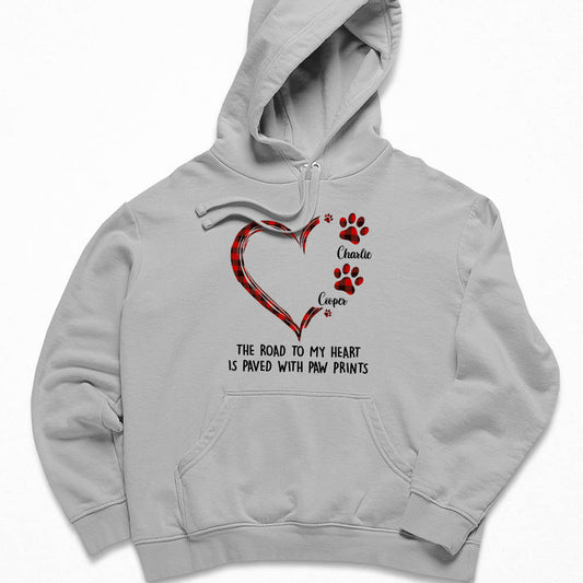Road To Heart Pattern – Personalized Custom Hoodie