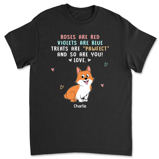 Treats Are Pawfect - Personalized Custom Unisex T-shirt