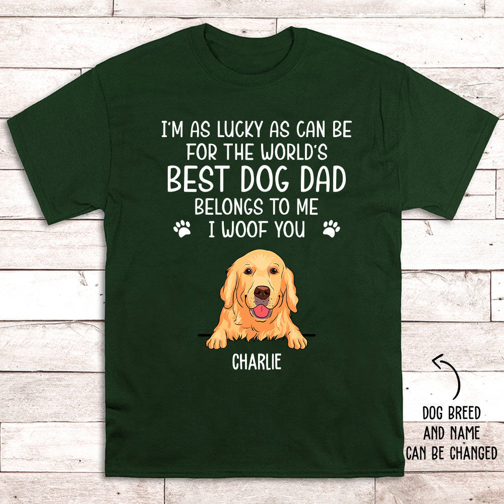 Lucky As Can Be - Personalized Custom Unisex T-shirt
