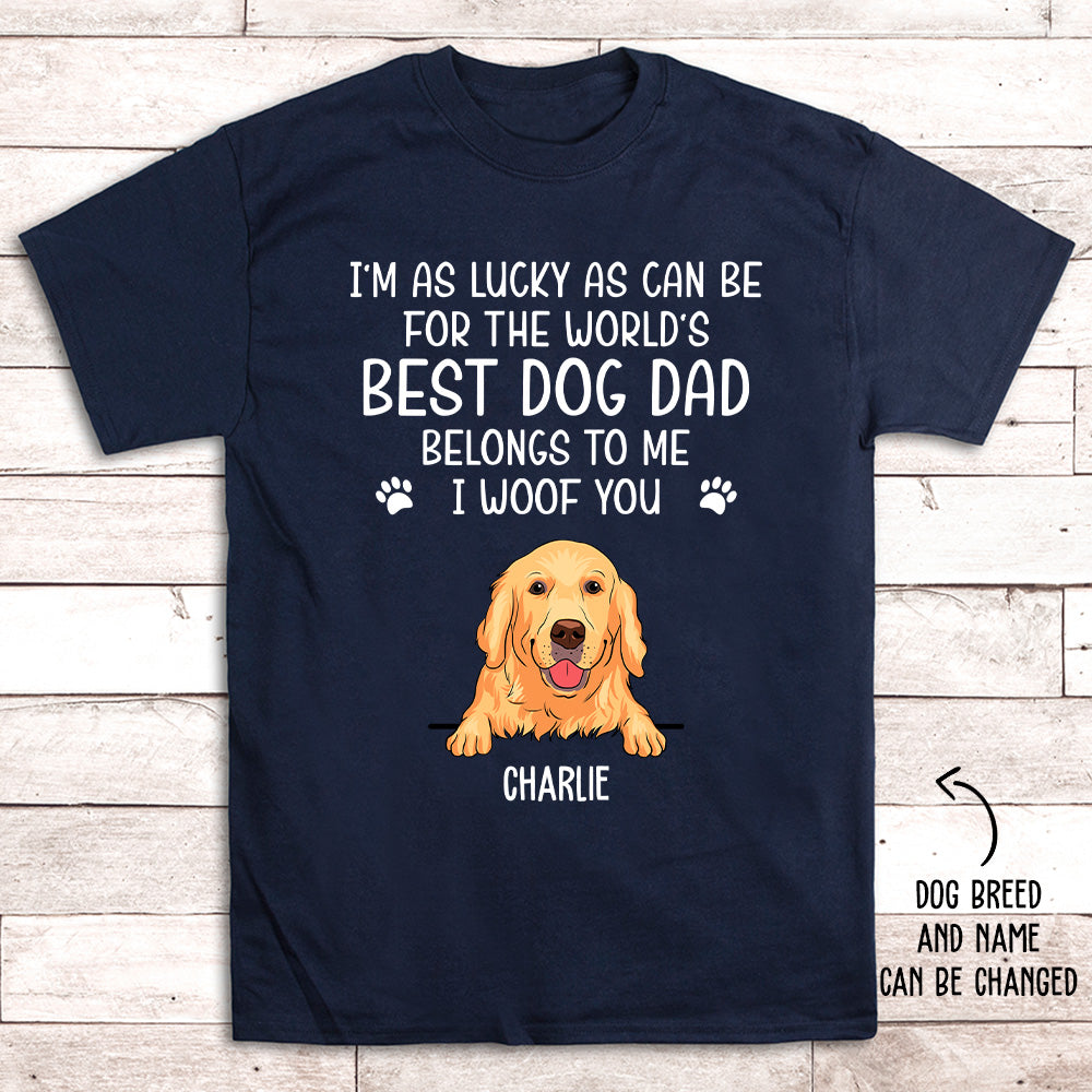 Lucky As Can Be - Personalized Custom Unisex T-shirt