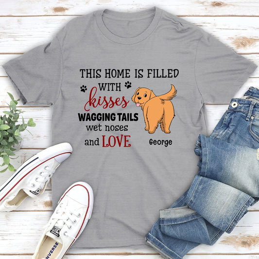 Wagging Tails - Personalized Custom Unisex T-shirt