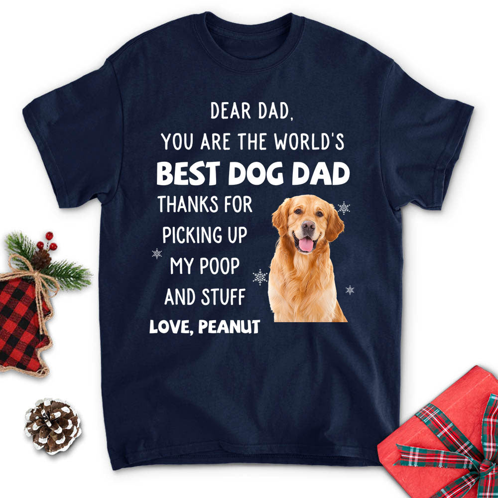 Thank You Dad/Mom Photo - Personalized Custom Unisex T-shirt