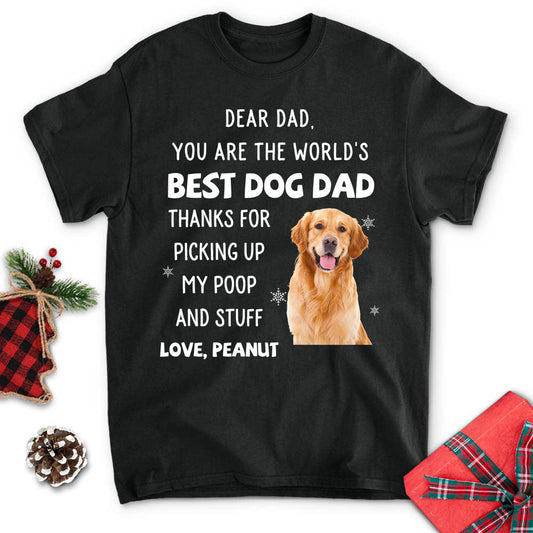 Thank You Dad/Mom Photo - Personalized Custom Unisex T-shirt