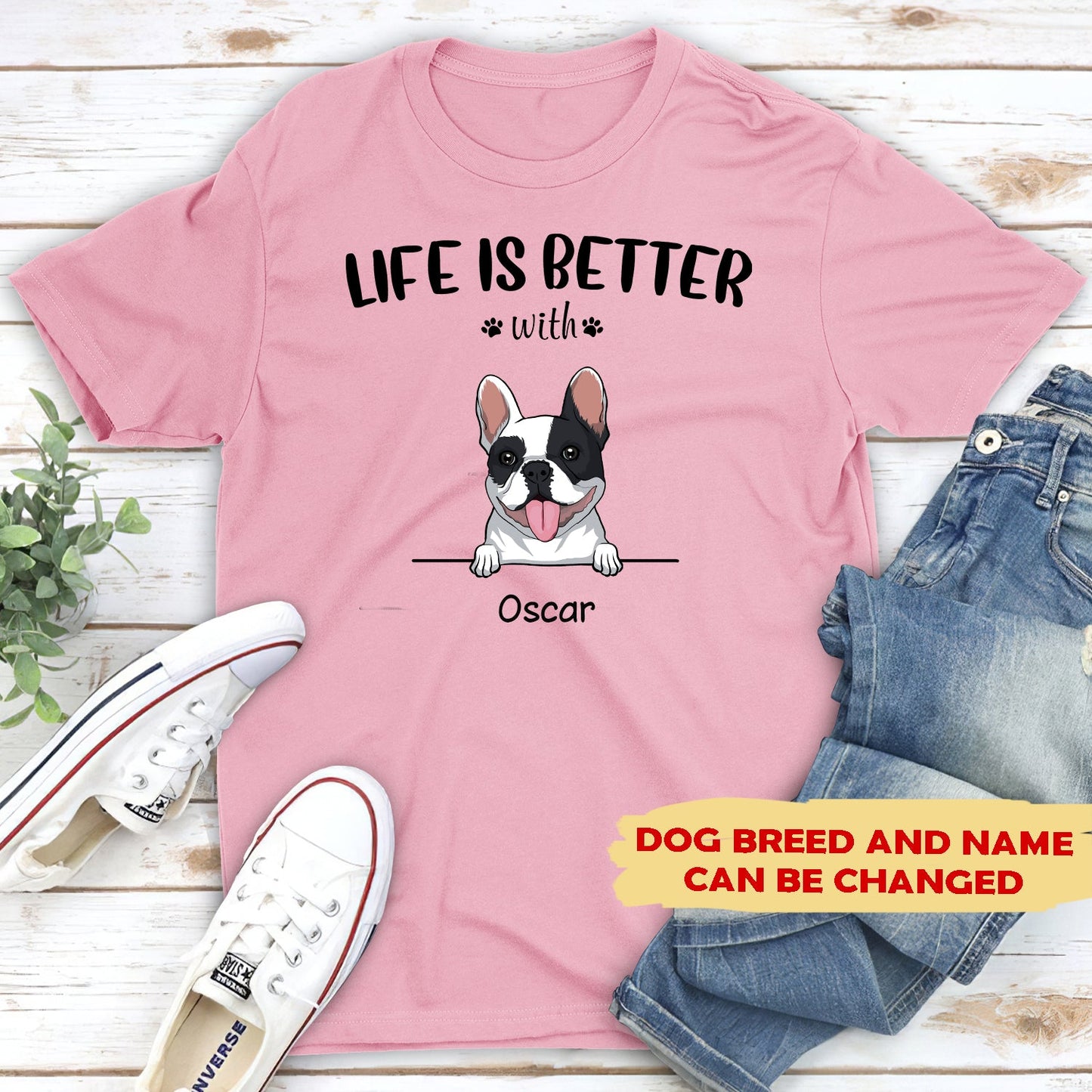 Life is better - Personalized custom unisex classic T-shirt