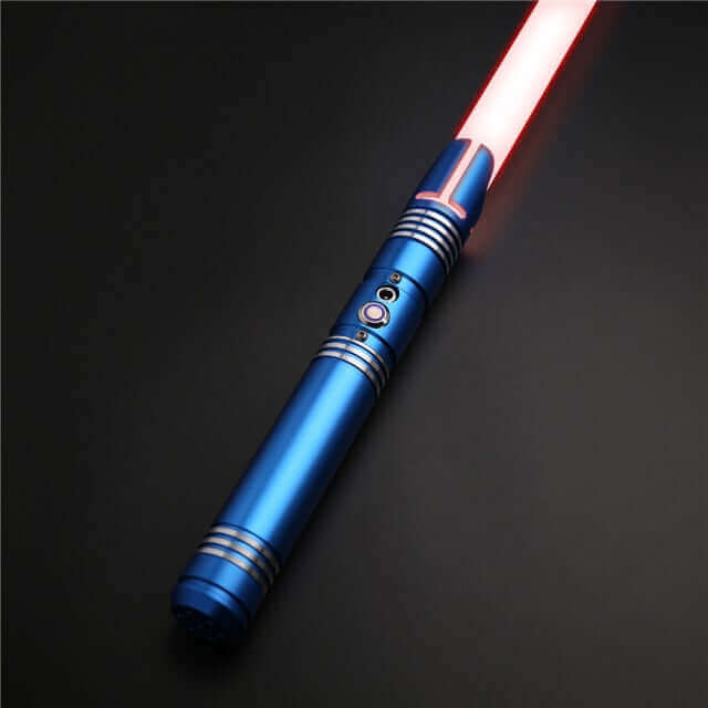RGB Lightsaber with Heavy-Duty Metal Handle by Kidstoylover - 12 Color Options, 10 Sound Fonts, Force FX, Blaster Effects - Perfect Gift for Kids | Laser Sword Toy