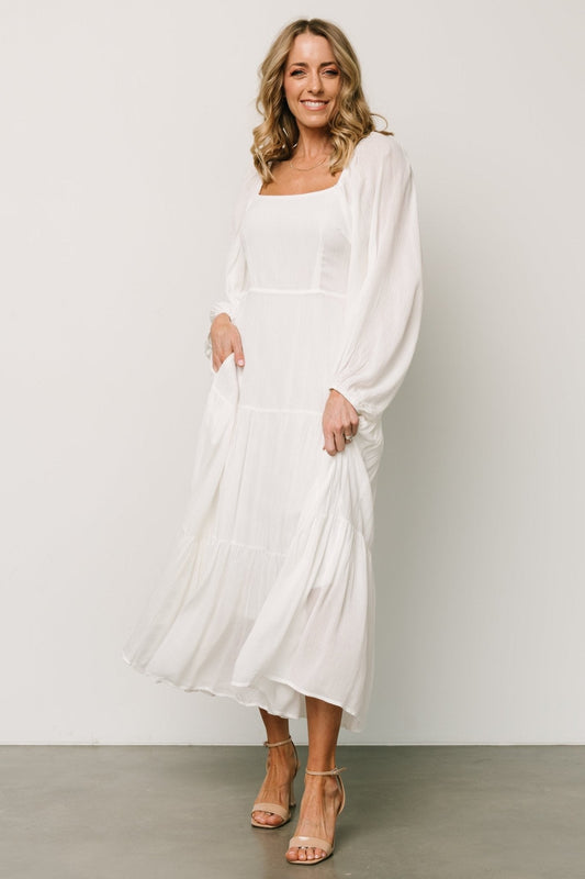 Rachelle Maxi Dress | Off White - Baltic Born