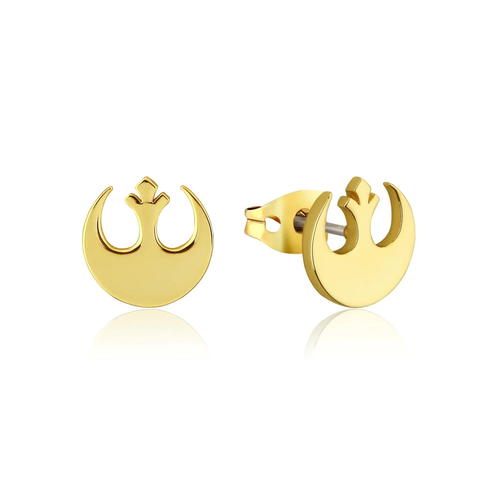 Star Wars Rebel Alliance Gold Stud Earrings