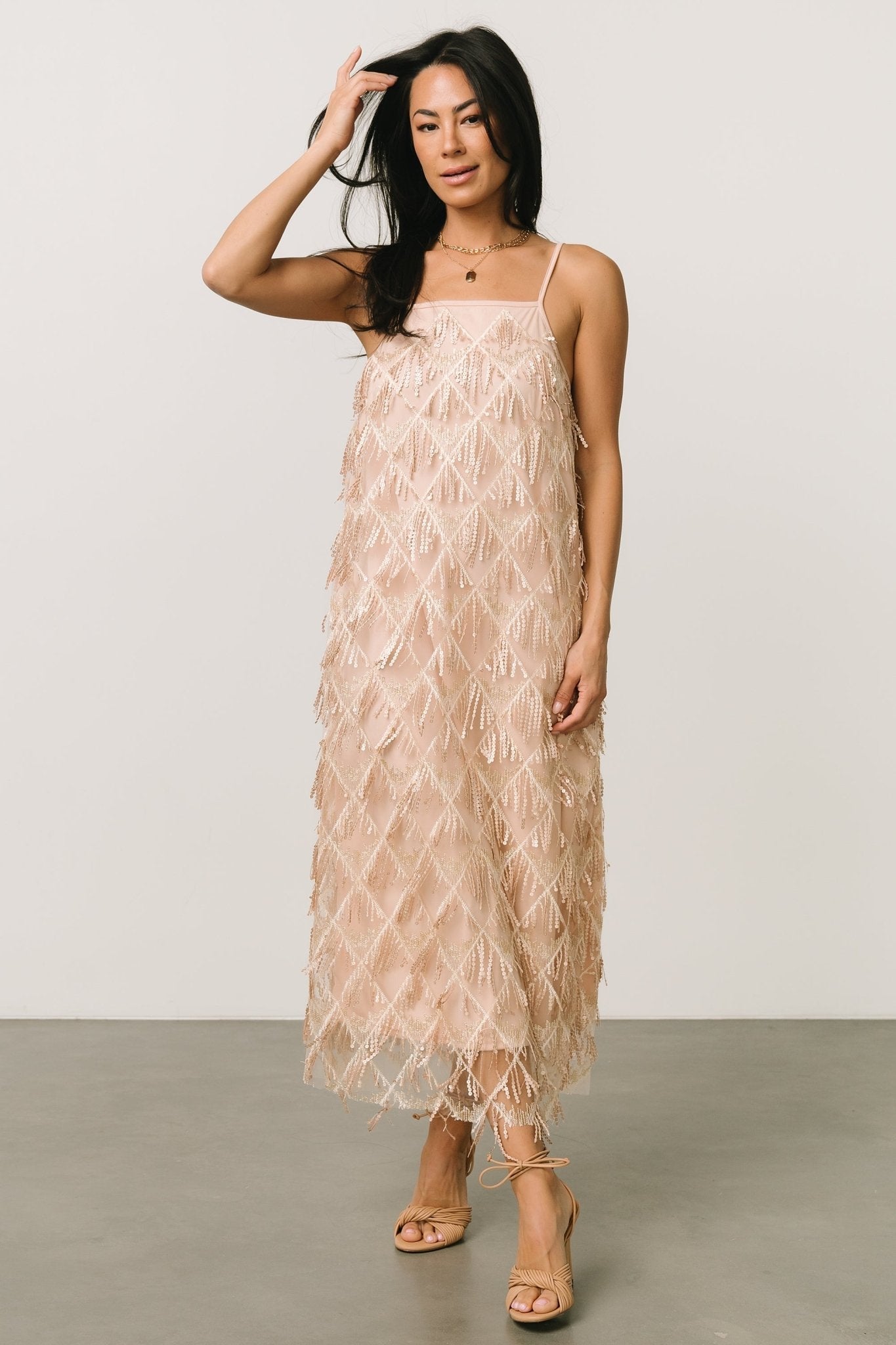 Sidney Sequin Dress | Gold - Baltic Born