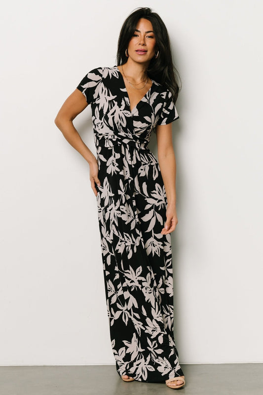 Soleil Maxi Dress | Black Floral - Baltic Born