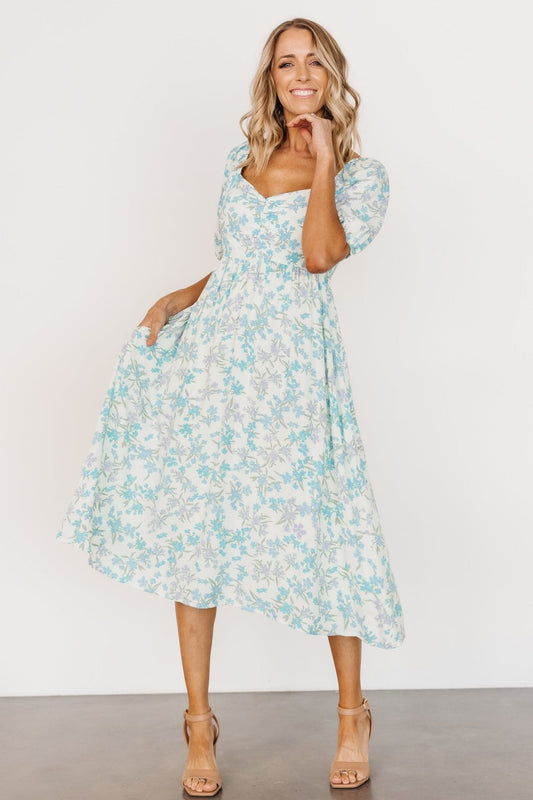 Stiles Midi Dress | Mint Multi - Baltic Born