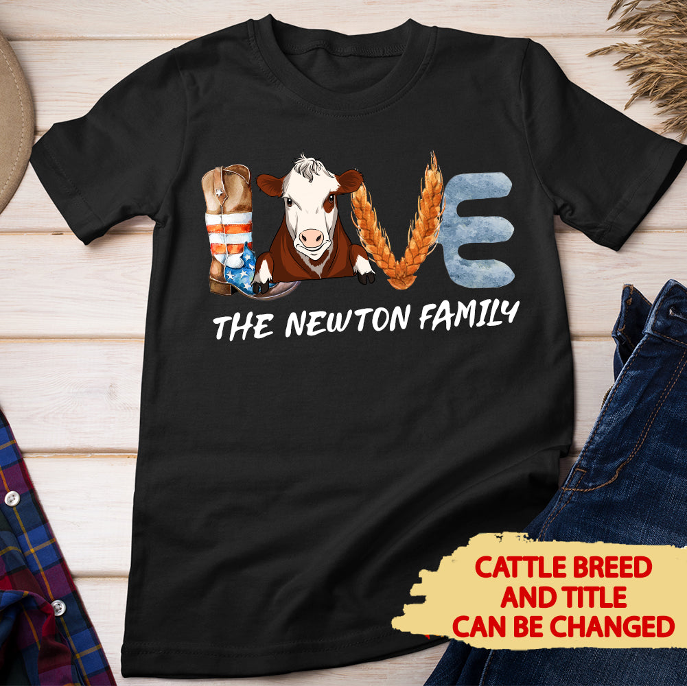 Love Farm - Personalized Custom Unisex T-shirt