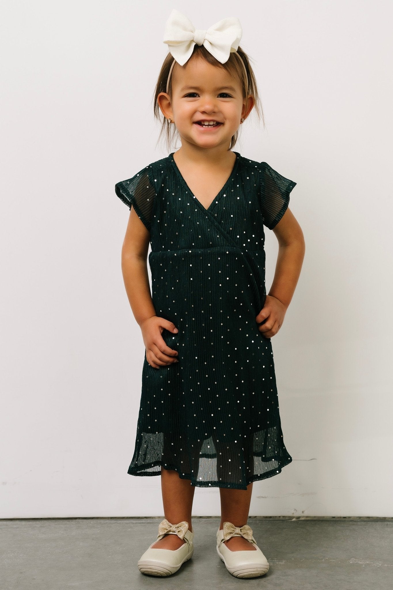 Toddler Grace Sparkle Gown | Emerald - Baltic Born