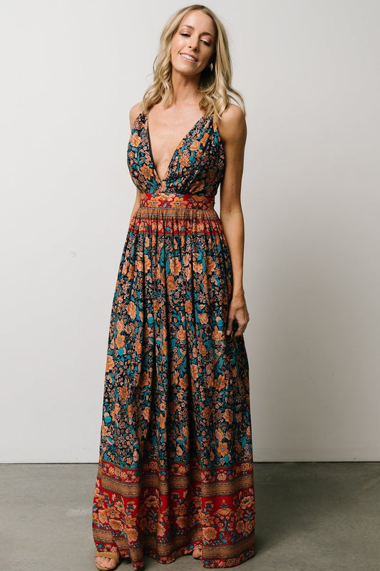 Udora Maxi Dress | Multi Floral - Baltic Born