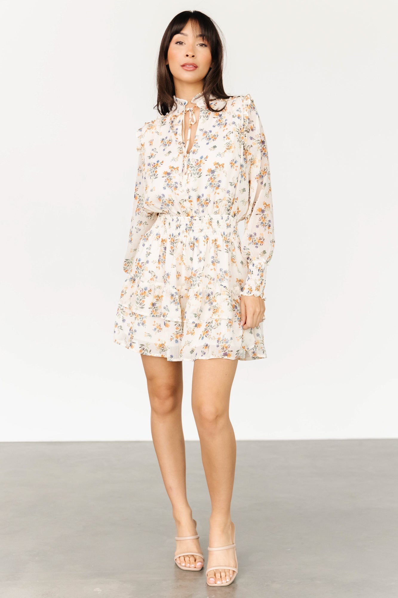 Ultima Mini Dress | Cream Multi - Baltic Born