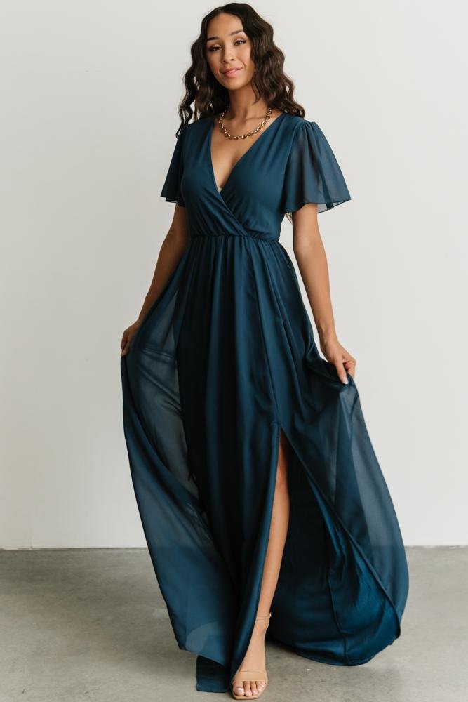 Vaughnie Maxi Dress | Topaz - Baltic Born
