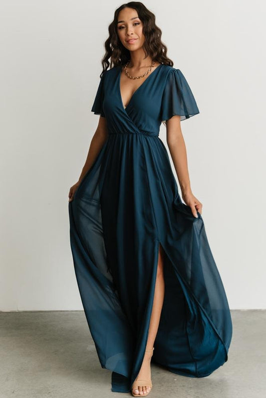 Vaughnie Maxi Dress | Topaz - Baltic Born