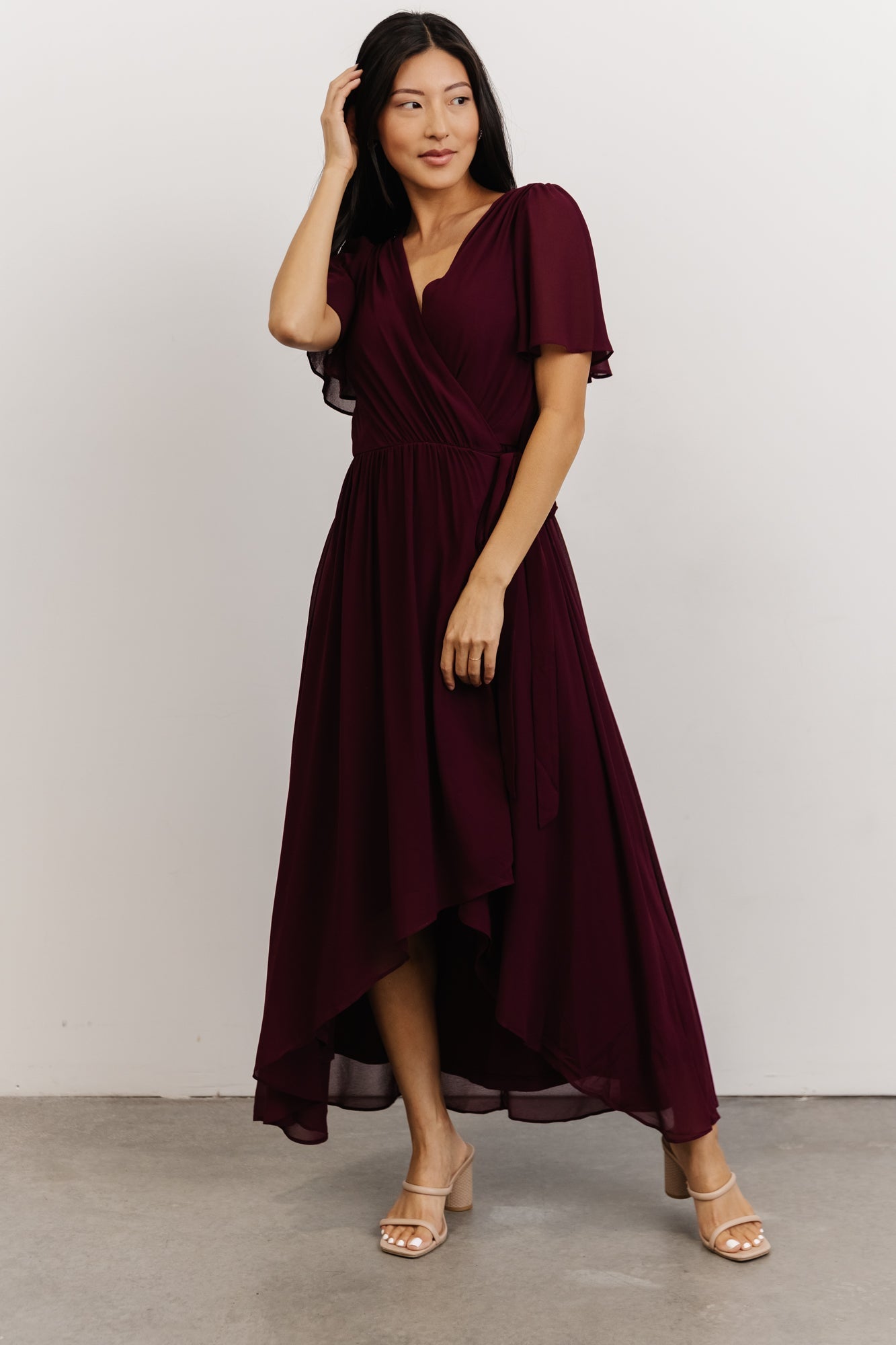 Waverly Wrap Dress | Mulberry - Baltic Born