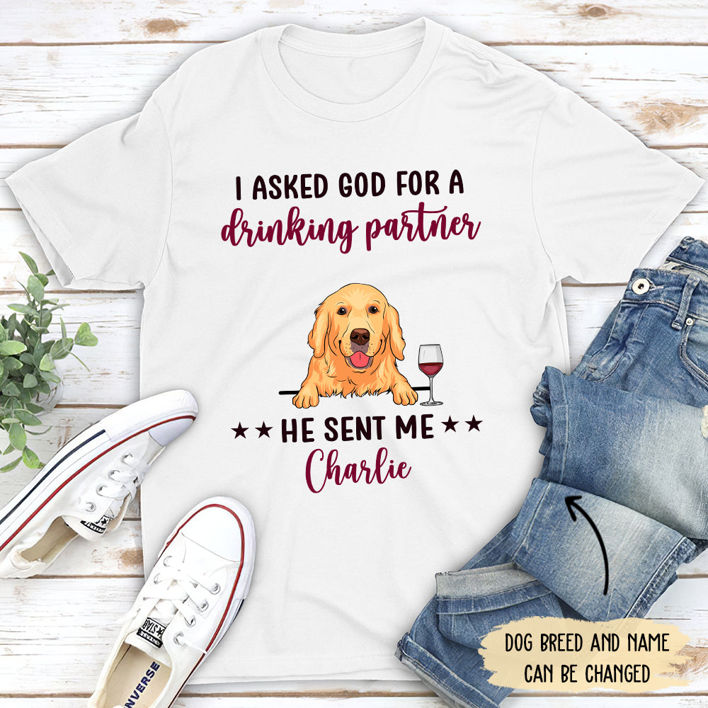 Drinking Partner - Personalized Custom Unisex T-shirt