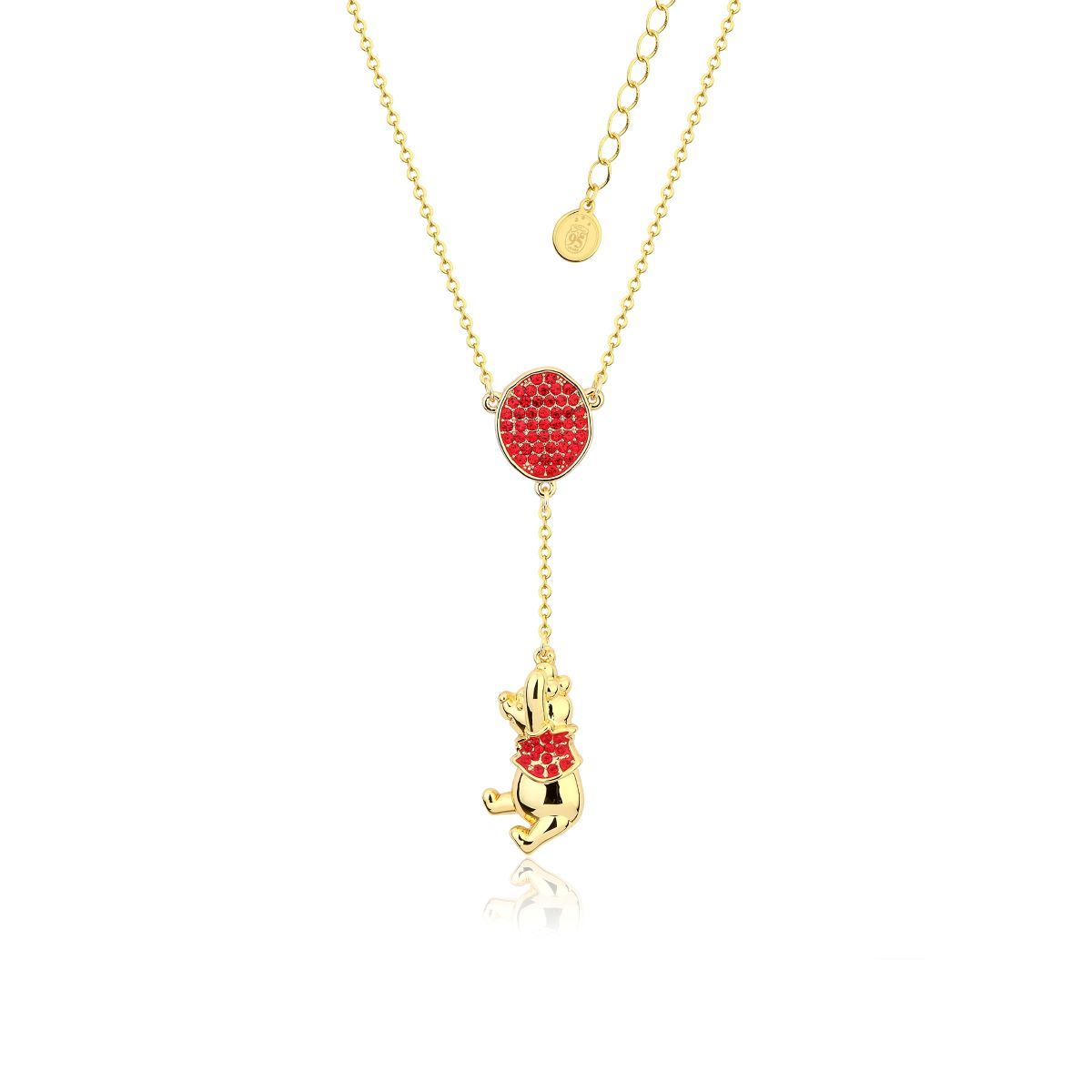 Winnie the Pooh with Crystal Balloon Necklace