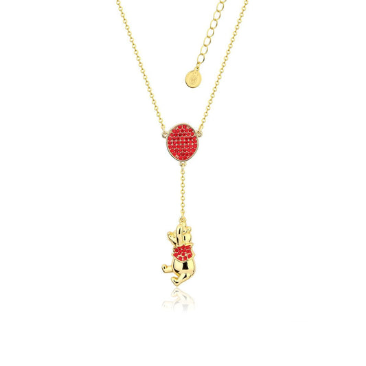Winnie the Pooh with Crystal Balloon Necklace