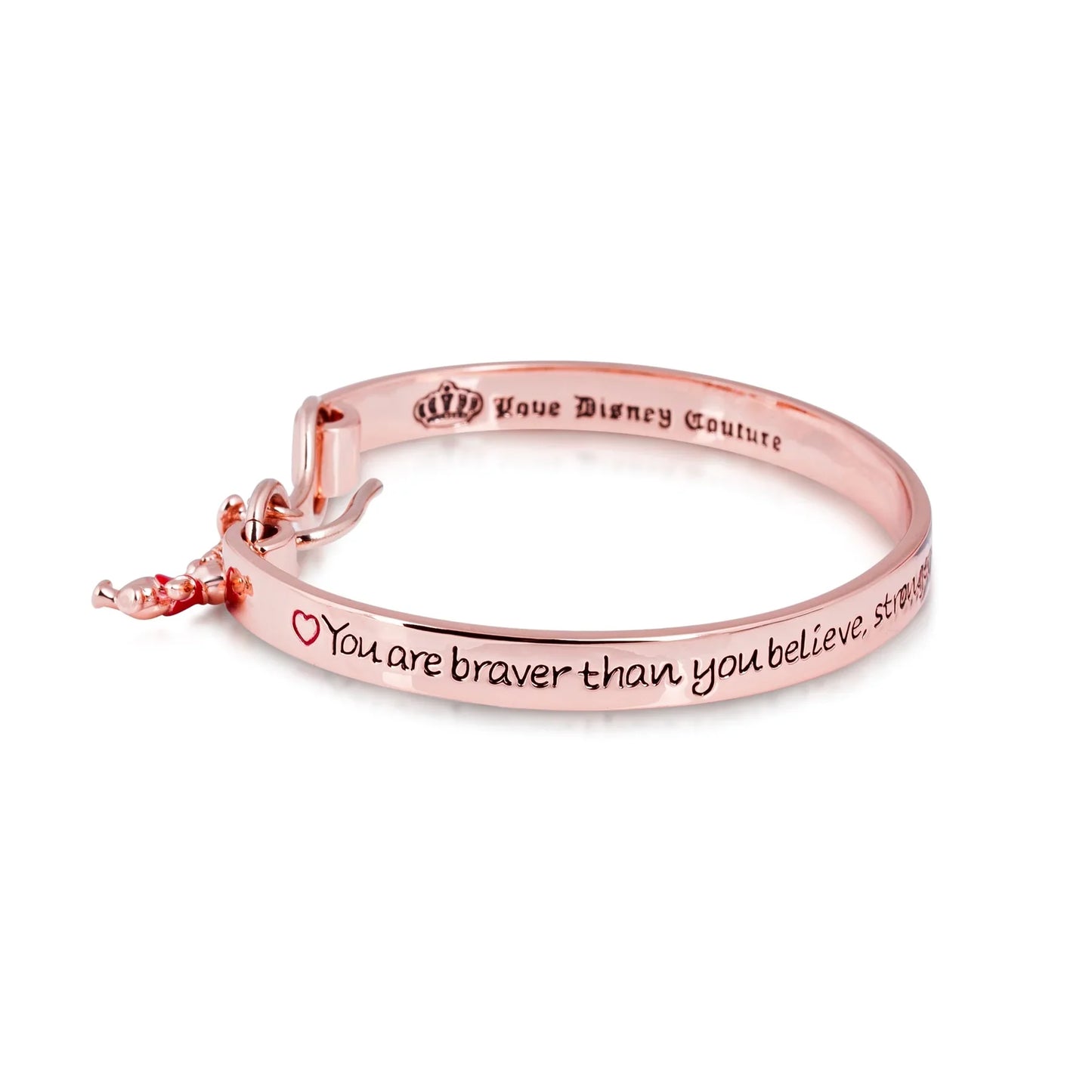 Winnie the Pooh Quote Bangle Bracelet