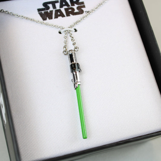 Yoda Lightsaber (Star Wars) Pendant Necklace