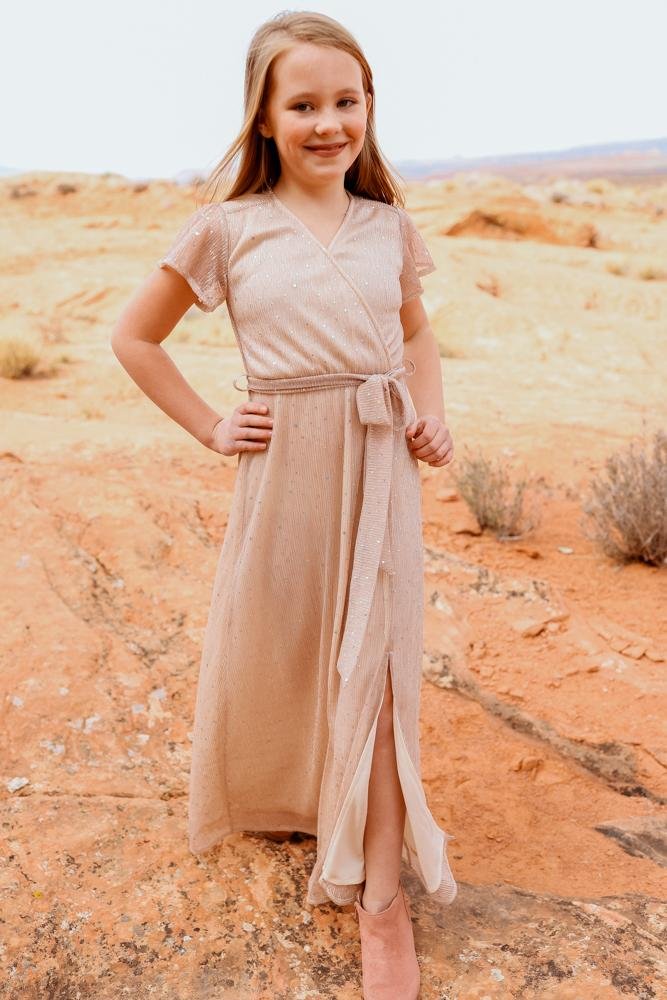 Youth Grace Sparkle Gown | Champagne - Baltic Born